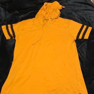 Hooded t shirt dress